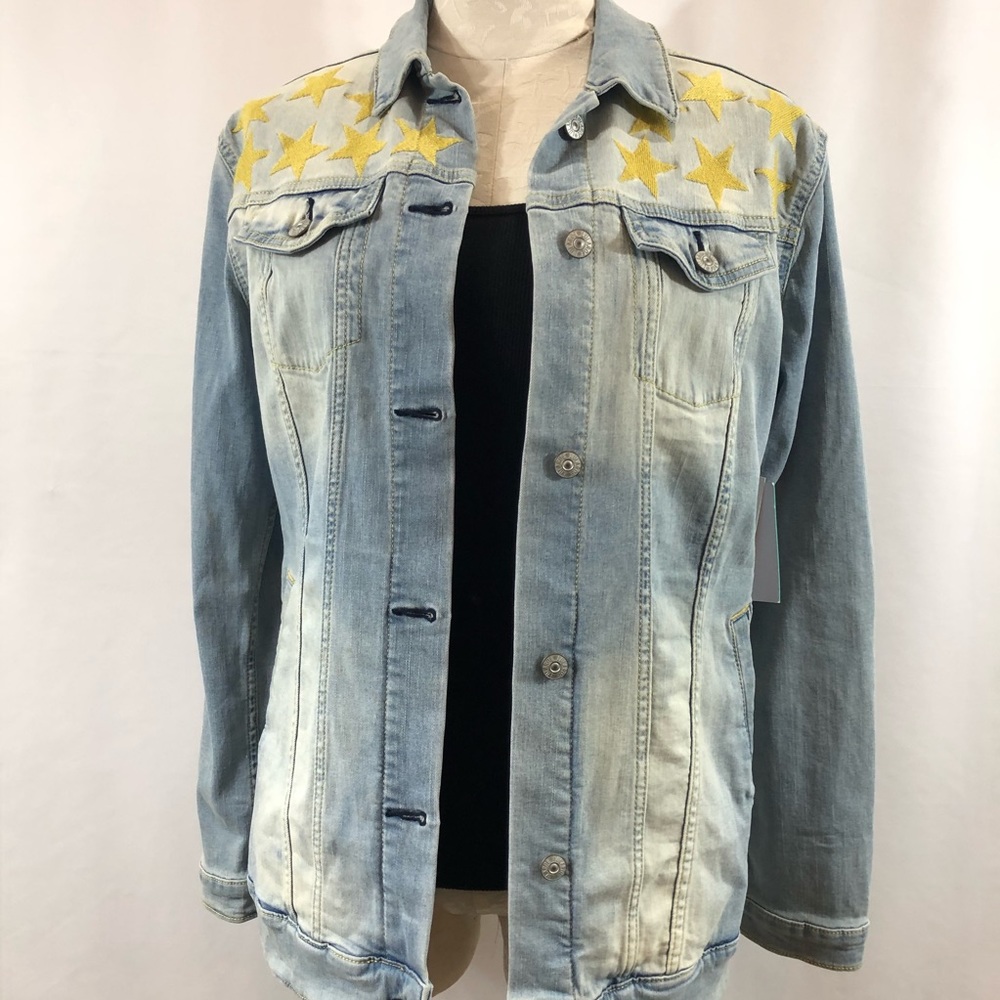 Lularoe Jaxon denim Jacket  M